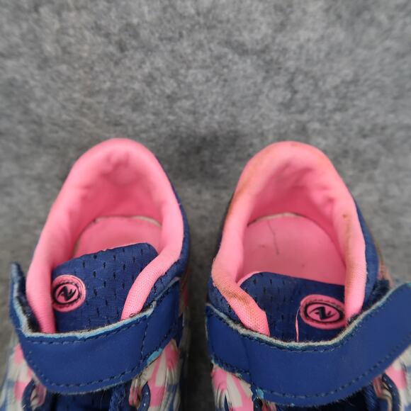 Athletic Works Shoes Toddler 11 Sneakers Casual Athletic Trainer Easy On Blue - Picture 3 of 12